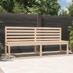 Panca da Giardino 201,5 cm in Legno Massello di Pino