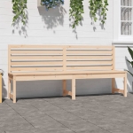 Panca da Giardino 201,5 cm in Legno Massello di Pino
