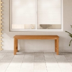 Panchina da Giardino 114 cm in Legno Massello di Teak