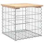 Panca Giardino Design Gabbione 43x44x42 cm Legno Massello Pino
