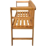Panca da Giardino 157 cm in Legno Massello di Acacia