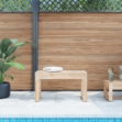 Panca da Giardino 80x38x45 cm in Legno Massello di Pino