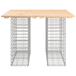 Panca Giardino Design Gabbione 100x102x72cm Legno Massello Pino
