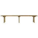 Panchina da Giardino 220 cm in Massello di Pino Impregnato