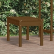Panca da Giardino Ambra 80x44x45 cm Legno Massello di Pino