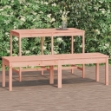 Panca da Giardino 2 Posti 159,5x44x45 cm Legno Massello Douglas
