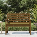 Panca da Giardino Ambra 109x48x91,5 cm Legno Massello di Pino