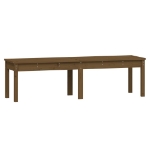 Panca Giardino 2 Posti Ambra 159,5x44x45cm Legno Massello Pino