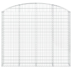 Cesto Gabbione ad Arco 200x30x160/180 cm Ferro Zincato