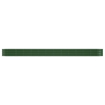 Letto Giardino Acciaio Verniciato a Polvere 512x80x36 cm Verde
