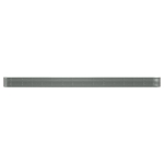 Letto Giardino Acciaio Verniciato a Polvere 620x80x36 cm Grigio