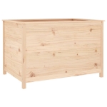 Fioriera Rialzata Giardino 119,5x82,5x78cm Legno Massello Pino