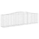 Cesti Gabbioni ad Arco 5 pz 400x50x100/120 cm Ferro Zincato