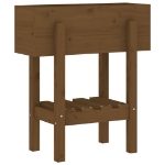 Fioriera da Giardino Ambra 62x30x69 cm Legno Massello di Pino