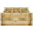 Fioriera Giardino Letto Vegetale in Legno di Pino 197x100x40cm