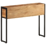 Fioriera 90x20x68 cm in Legno Massello di Acacia