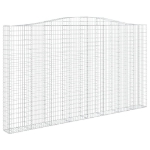 Cesti Gabbioni ad Arco 4 pz 400x30x220/240 cm Ferro Zincato
