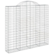 Cesti Gabbioni ad Arco 12 pz 200x50x180/200 cm Ferro Zincato