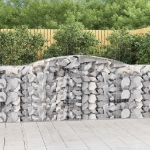 Cesti Gabbioni ad Arco 4 pz 400x50x100/120 cm Ferro Zincato
