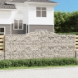 Cesti Gabbioni ad Arco 4 pz 400x30x160/180 cm Ferro Zincato