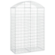 Cesto Gabbione ad Arco 100x50x140/160 cm Ferro Zincato