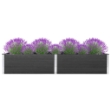 Letto Rialzato da Giardino 200x100x54 cm in WPC Grigio