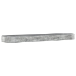 Letto Giardino Acciaio Verniciato Polvere 523x140x36 cm Argento