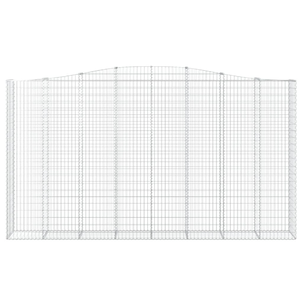 Cesto Gabbione ad Arco 400x50x220/240 cm Ferro Zincato