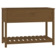 Fioriera con Mensola Ambra 111,5x54x81cm in Legno Massello Pino