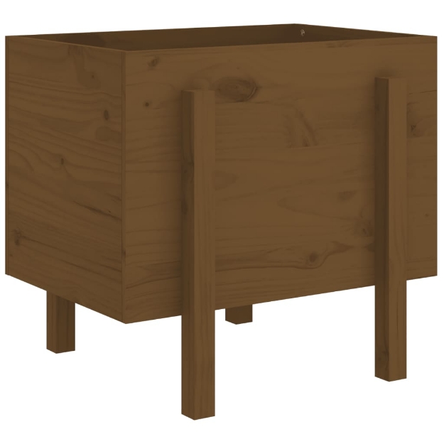 Fioriera da Giardino Ambra 62x50x57 cm Legno Massello di Pino