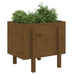 Fioriera da Giardino Ambra 62x50x57 cm Legno Massello di Pino