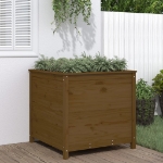 Fioriera da Giardino Ambra 82,5x82,5x78 cm Legno Massello Pino