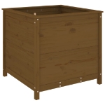 Fioriera da Giardino Ambra 82,5x82,5x78 cm Legno Massello Pino
