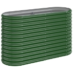 Letto Giardino Acciaio Verniciato a Polvere 114x40x68 cm Verde