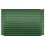 Letto Giardino Acciaio Verniciato a Polvere 114x40x68 cm Verde