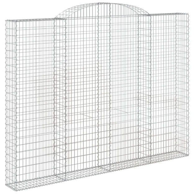 Cesto Gabbione ad Arco 300x30x220/240 cm Ferro Zincato