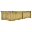 Fioriera Rialzata 196x100x50 cm in Legno di Pino Impregnato