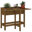 Fioriera da Giardino Piano Pieghevole Ambra Legno Massello Pino