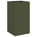 Fioriera Verde Oliva 42x38x75 cm in Acciaio