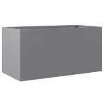 Fioriera Argento 62x30x29 cm in Acciaio Zincato