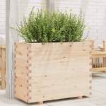 Fioriera da Giardino 90x40x72 cm in Legno Massello di Pino