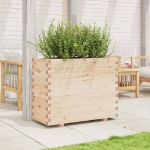 Fioriera da Giardino 90x40x72 cm in Legno Massello di Pino