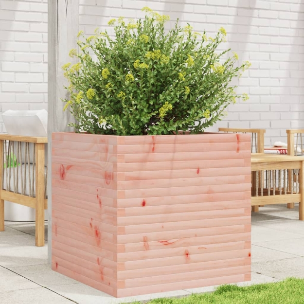 Fioriera da Giardino 70x70x68,5 cm in Legno Massello di Douglas