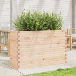 Fioriera da Giardino 110x40x68,5 cm in Legno Massello di Pino