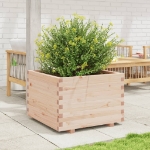Fioriera da Giardino 70x70x49,5 cm in Legno Massello di Pino