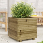 Fioriera da Giardino 50x50x49,5 cm in Legno di Pino Impregnato