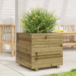 Fioriera da Giardino 50x50x49,5 cm in Legno di Pino Impregnato