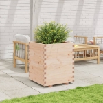 Fioriera da Giardino 60x60x72,5 cm in Legno Massello di Pino