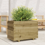 Fioriera da Giardino 70x40x49,5 cm in Legno di Pino Impregnato