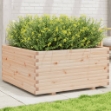 Fioriera da Giardino 100x100x49,5 cm in Legno Massello di Pino